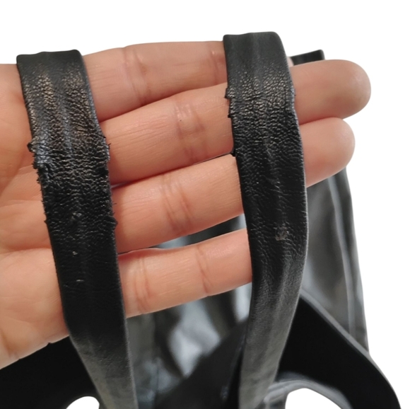 PEOLEO | Black Leather Look Mini Dress with Pockets | Size Medium - Picture 4 of 10